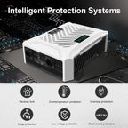 DATOUBOSS 3500W Pure Sine Wave Inverter, 24V to 230V, 7000W peak power, with LCD Display&2 EU Socket for RV car home off-grid