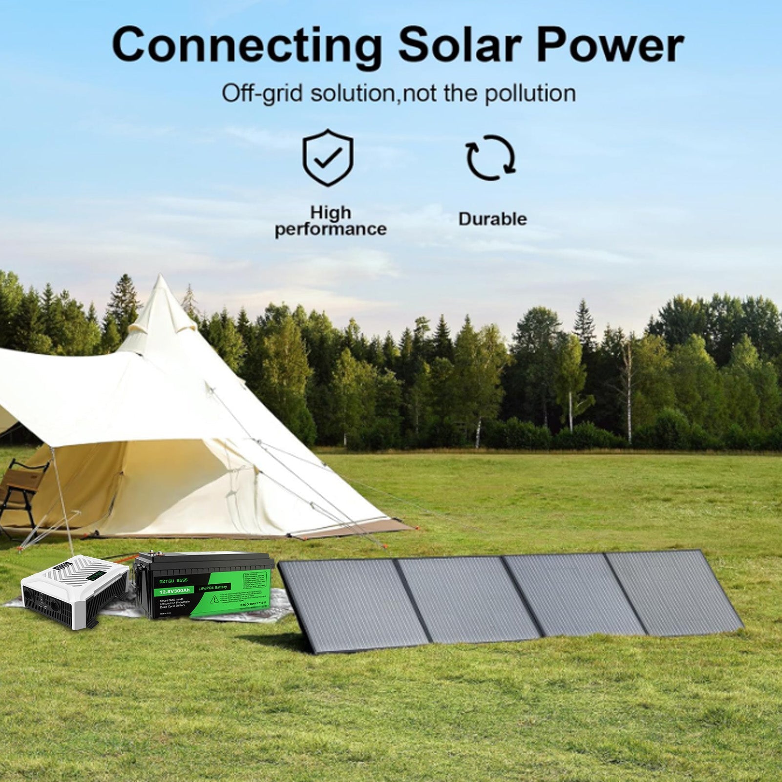 DATOUBOSS 3500W Pure Sine Wave Inverter, 24V to 230V, 7000W peak power, with LCD Display&2 EU Socket for RV car home off-grid